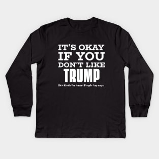 Funny Pro Trump Supporter Kids Long Sleeve T-Shirt